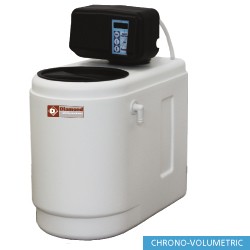  Waterontharder Chrono - en volumemeter, 5L, monoblok, 230x435xh500