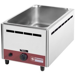 Bain-marie op gas, tafelmodel GN 1/1 - 150 mm, 365X575XH305