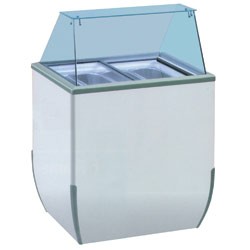  Uitstalvitrine voor roomijs, 170 liter, 780x640xh1185