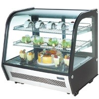  CD229  Polar gekoelde vitrine 120 liter, 686(h)696(b)568(d)