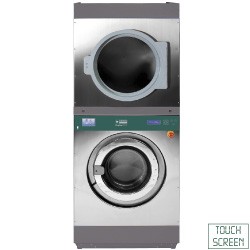  Wasmachine met super centrifuge 18 kg (El) + rotatieve droogkast 18 kg (El), 880x1077xh2141