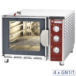  Elektrische oven stoom-convectie, 4x GN 1/1, 600x884xh480