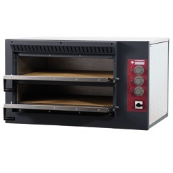  Elektrische pizza-oven, 2 kamers, 920x760xh530