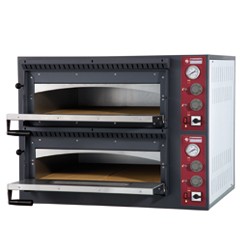  Elektrische oven 2x 6 pizza's, 2 kamers, 980x1210xh750