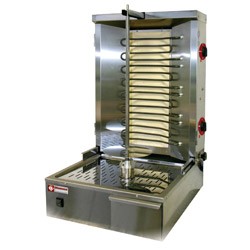 Elektrische gyros grill 35 kg,580x660x870