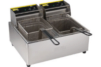 L495  Buffalo friteuse 5 + 5 liter