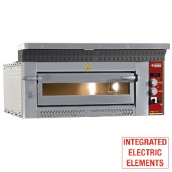  Elektrische pizzaoven, 6 pizzas Ø 350 mm, 1070x1360xh400