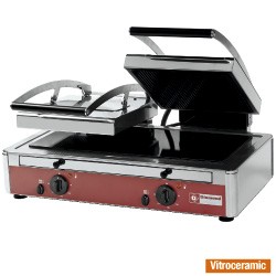  Grill panini DUBBEL model vitrokeramisch, 640x445xh245