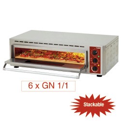  Elektrische pizza-oven, kamer (2+3 kW) 660x430xh100 