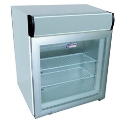 TOP50NC/T Vitrine tafelmodel negatieve T°, 50 liter