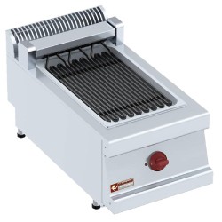 Elektrische stoom-grill, 1/2 module, 400x700xh330