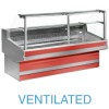 EB25/B1-VV Geventileerde gekoelde vitrinetoonbank