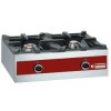  Gasbrander, tafelmodel - 2 branders (1x 5,5 kW + 1x 3,2 kW), 720x480xh260