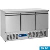  Koeltafel 3 deuren GN 1/1, 380 liter, 1365x700xh857/890