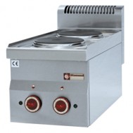  Elektrisch fornuis 2 kookplaten -Top-, 300x600xh280/400