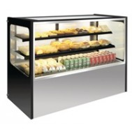 GG216  RVS display vitrine 300 ltr, 1200(h)900(b)715(d).