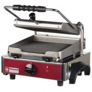  Elektrische panini grill, geribde platen, 330x435xh240