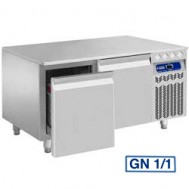  Gekoeld onderstel, 2 laden GN 1/1-h 200 mm, 1200x700xh630/650