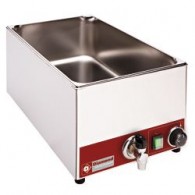 Elektrische bain-marie tafelmodel GN 1/1 - 150 mm + kraan, 330x530xh240