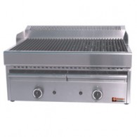 Stoomgrill op gas met gietijzeren rooster -Top-, 770x630xh430