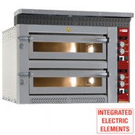  Electric pizza oven, 2x 4 pizzas Ø 350 mm, 1070x1010xh720