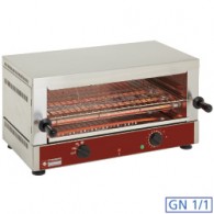  Elektrische toaster-salamander GN 1/1, 1 verdieping (520x320), met "Quartz", 640x380xh330